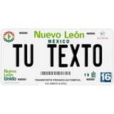 Placas Para Auto Personalizadas Nuevo Leon 1