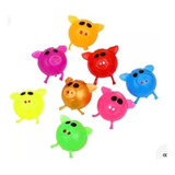 Pack 12 Squishy Cerdito Antiestrés Bolas De Agua Apretables