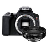 Câmera Canon Eos Rebel Sl3 Wfi 4k + 24mm F/2.8 Stm