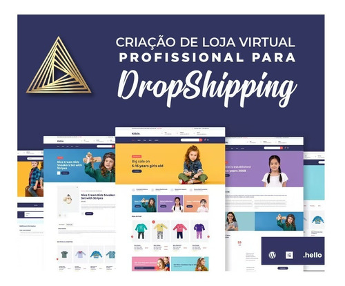Loja Virtual Profissional Dropshipping Completa +conversão