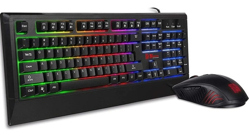 Combo Teclado Y Mouse Gamer Tt Challenger Rgb Pc Gaming Pro