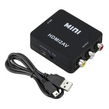 Convertidor Adaptador Hdmi2av Hdmi A Rca