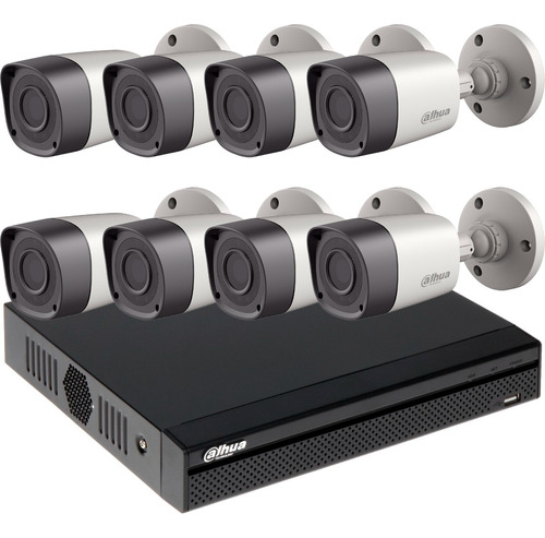 Kit Seguridad Dahua Full Hd Dvr 1080p 16 + 8 Camaras 2mp M3k