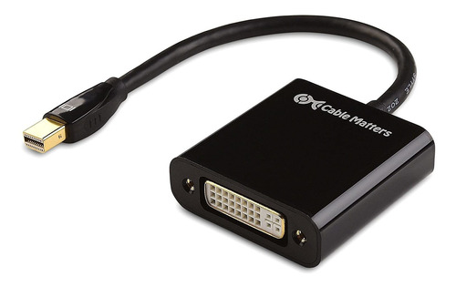 Adaptador Matters Mini Displayport A Dvi, Negro