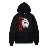 G Sudadera Con Capucha Con Estampado De Coche Anime Initial