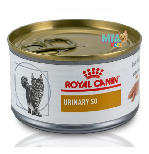 Alimento Royal Canin Veterinary Diet Urinary S/o Para Gato Adulto Sabor Mix En Lata De 145g