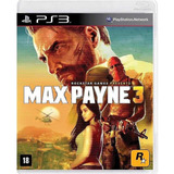 Jogo Ps3 - Max Payne 3 - Original - Mídia Física