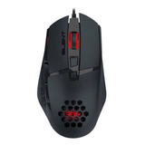 Mouse Gamer 3dfx Silent 9074 8 Botones 6400dpi Rgb Usb Negro