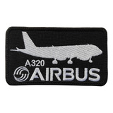 Parche Bordado Tarjetero Airbus A320 Avion Tecnico De Avion 