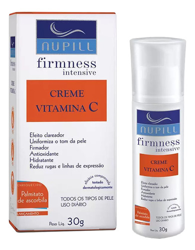 Creme Vitamina C Nupill Firmness Dia/noite De 30g