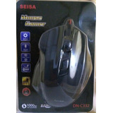 Mouse Gamer Retroiluminado Dn-c629 Seisa 6 Botones Fornite Color Negro