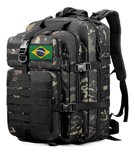 Mochila Tática Militar Impermeável Reforçada Grande 50litros