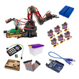 Brazo Robotico Kimo Kit Control Remoto + Arduino Servos Mg90