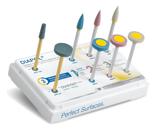 Kit Pulido Ceramica Eve X 8 Diapol Pieza De Mano Odontologia