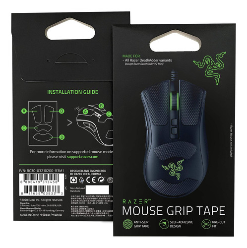 Cinta Agarre Ratón Razer Deathadder Cinta Agarre Diseño