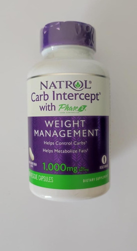 Bloqueador De Carboidratos Carb Intercept 60 Caps Natrol