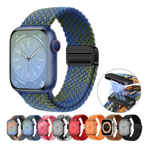 Correa Nylon Trenzado Para Apple Watch Ultra Todas Series | MercadoLibre
