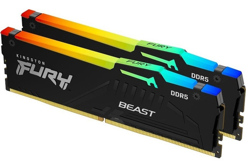 Memória Fury Beast Rgb 32gb 2x16gb 5600mhz Ddr5 Nota Fiscal