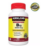 Vitamina B-12  5000 Mcg Kirkland 300 Tabletas Sublinguales