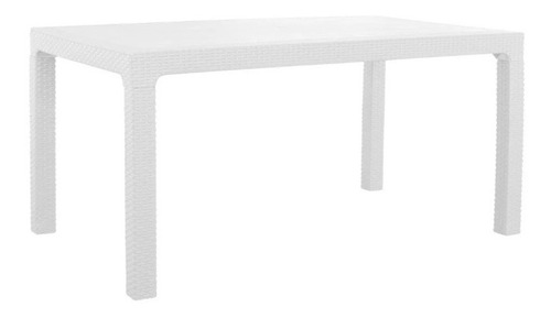 Mesa De Jardin Simil Rattan Plastica 150 X 90 Alejo Ct