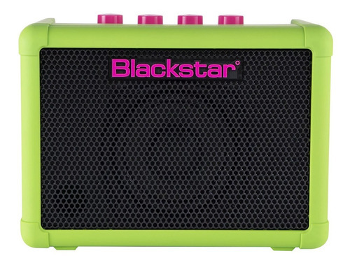 Blackstar Fly 3 Bass Neon Dng Combo Mini Para Bajo 3 Watts Color Verde