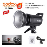 Godox Sl-60w Combo Luz De Video Led 5600k 60w/montaje Bowens