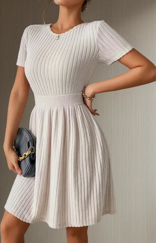 Vestido De Mujer Casual Salir Elegante Elástico Moda Ropa | MercadoLibre