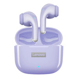 Fones De Ouvido Intra-auriculares Bluetooth Lenovo Lp40 Pro, Versão Aprimorada, Cor: Violeta, Cor Da Luz: Branco