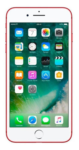 iPhone 7 Plus 128gb Vermelho Muito Bom - Celular Usado