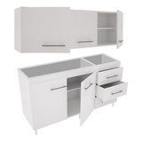 Combo Bajo Mesada + Alacena 1.40 M 3 Puertas Cocina Oferta!!