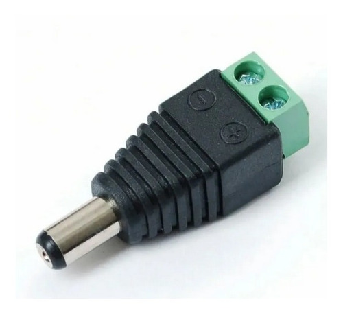 Conector Dc Jack Bornera Cctv Macho