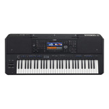 Workstation Yamaha Psr-sx700 Touch Screen 61 Teclas Preto