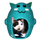 Rascador/casa Para Gatos / Modelo Cactus Kawaii