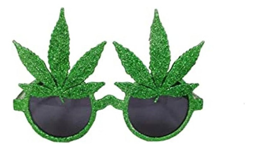 Marijuana Pot Leaf Novelty Gafas De Sol