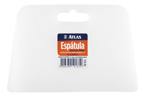 12 Celuloide Espátula Aplicador Para Massa Atlas 13,1cm