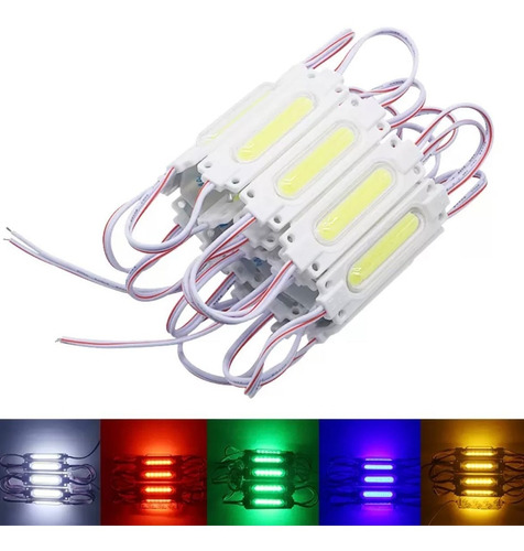 Pack 50 Modulo Led Cob Alta Potencia Posición Brilloso 24v 