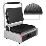 Plancha Doble Contacto Grill Panini Rayada Sikla 425x400x210