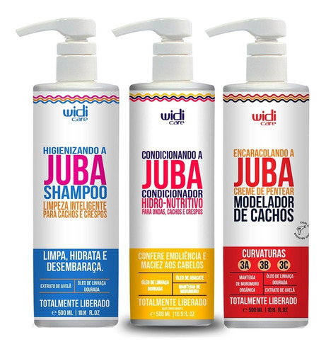 Kit Widi Care Encaracolando Juba + Shampoo + Condicionador