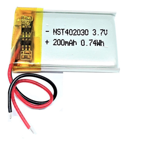 Batería De Litio 402030 3.7 V 200mah 402030 20x30x4mm