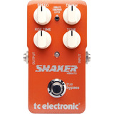 Tc Electronic Pedal Efecto Guitarra Shaker Vibrato Color Naranja