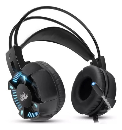 Headset Gamer Fone De Ouvido Over-ear Knup Kp-464 Com Led