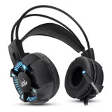 Headset Gamer Fone De Ouvido Over-ear Knup Kp-464 Com Led