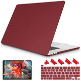 Protector Color Guinda Compatible Con Macbook Pro 13 Pulgada