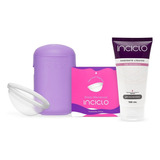 Kit Disco Menstrual + Cápsula Lavanda + Sabonete Inciclo Cor Neutro