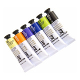 Kit 12 Cores Tinta Óleo Corfix 37ml - Pintura Tela Artes