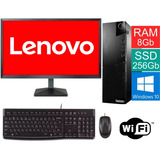 Cpu Completo Lenovo Monitor 19 Core I5 4ª Ger 8gb Ssd 256gb