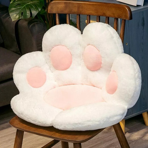 Cojín Para Silla Asiento Peluche Garrita Gato Mueble Mascota