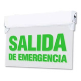 Cartel Led - Salida De Emergencia 220x349mm