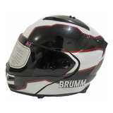 Casco Para Motocicleta Brumm Ride Free Xl 61-62 Cm