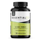 Essential D3 - Vitamina D + K2 (synergy)  30 Cápsulas